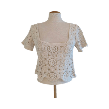 Crochet lace top